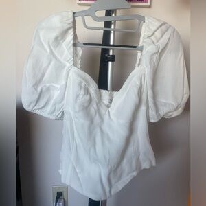 SOLD OUT IN MOST SIZES ONLINE! Wilfred Novella Shortsleeve Blouse